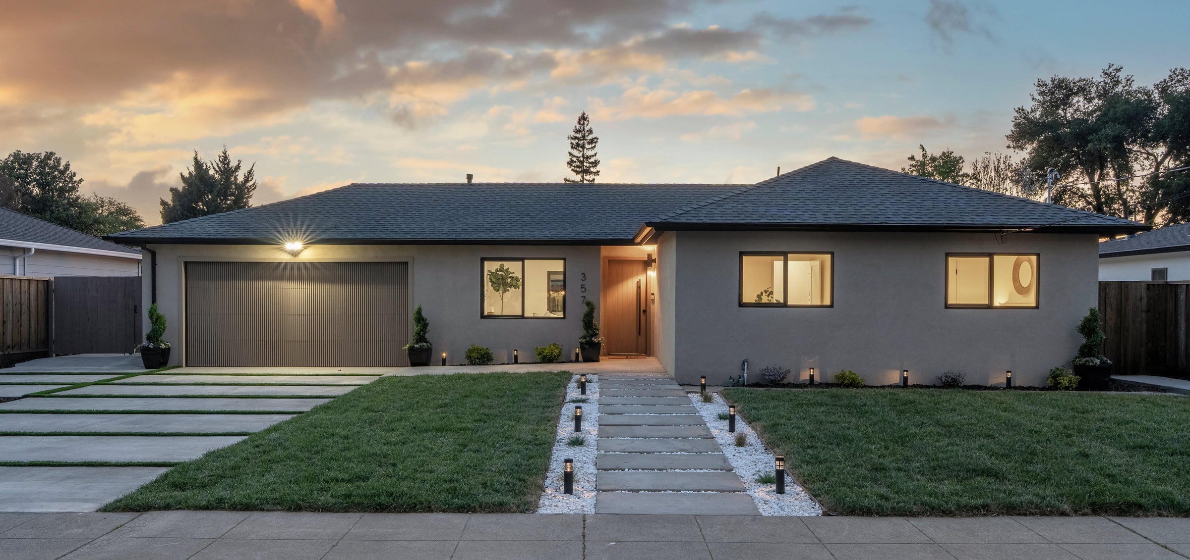 Curb appeal that stops the street.