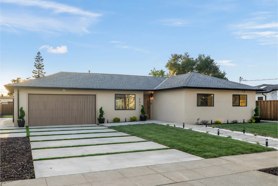 Aluminum Slat garage door, installed